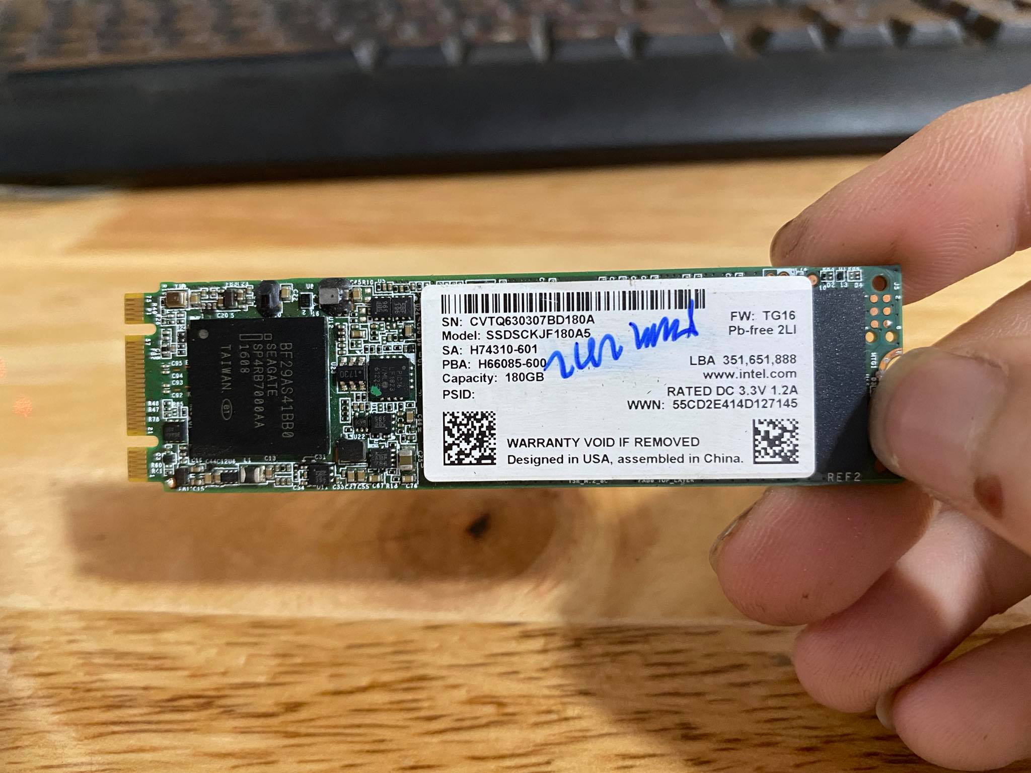 Ổ cứng SSD 120GB cũ giá rẻ