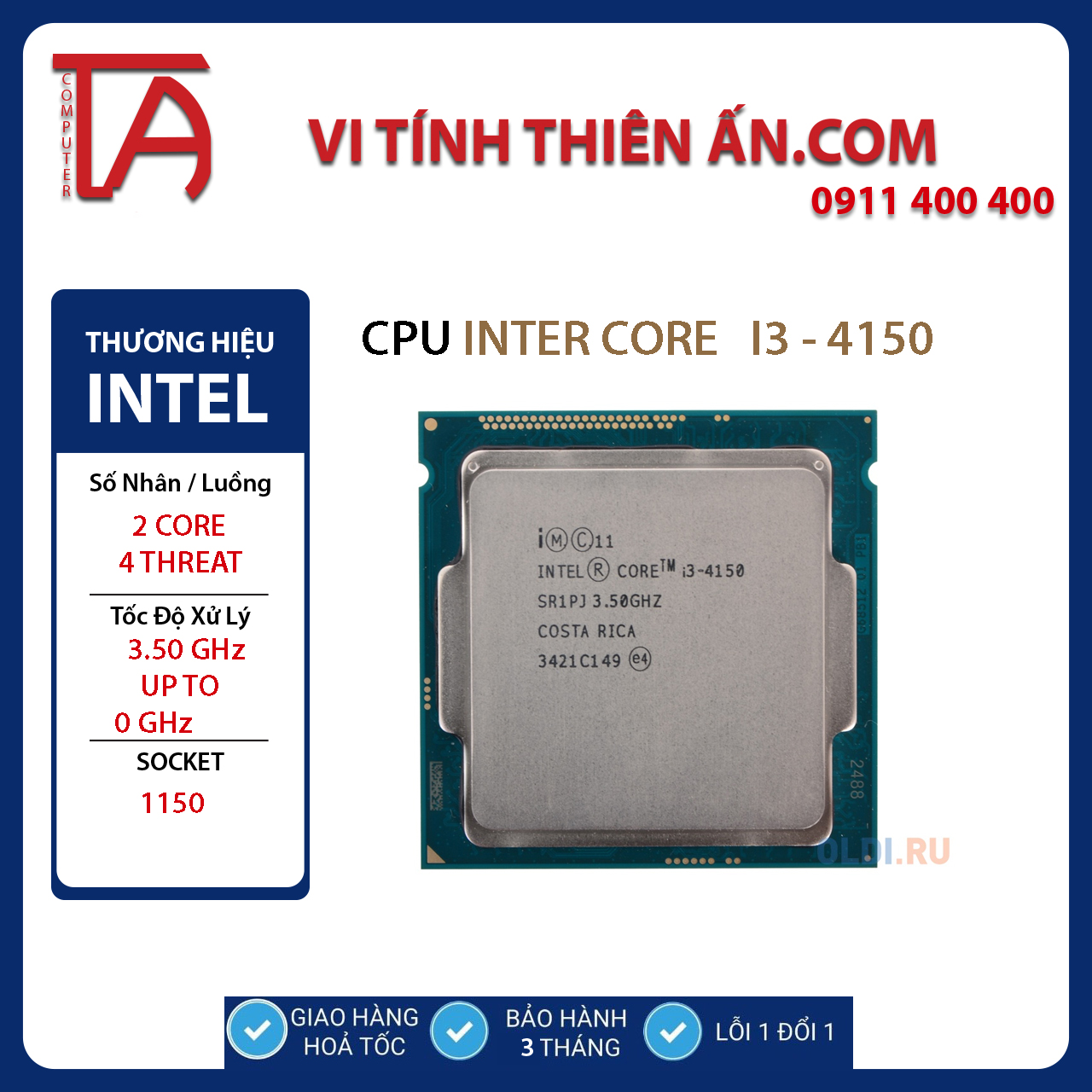 Intel® Xeon E3-1220 v3