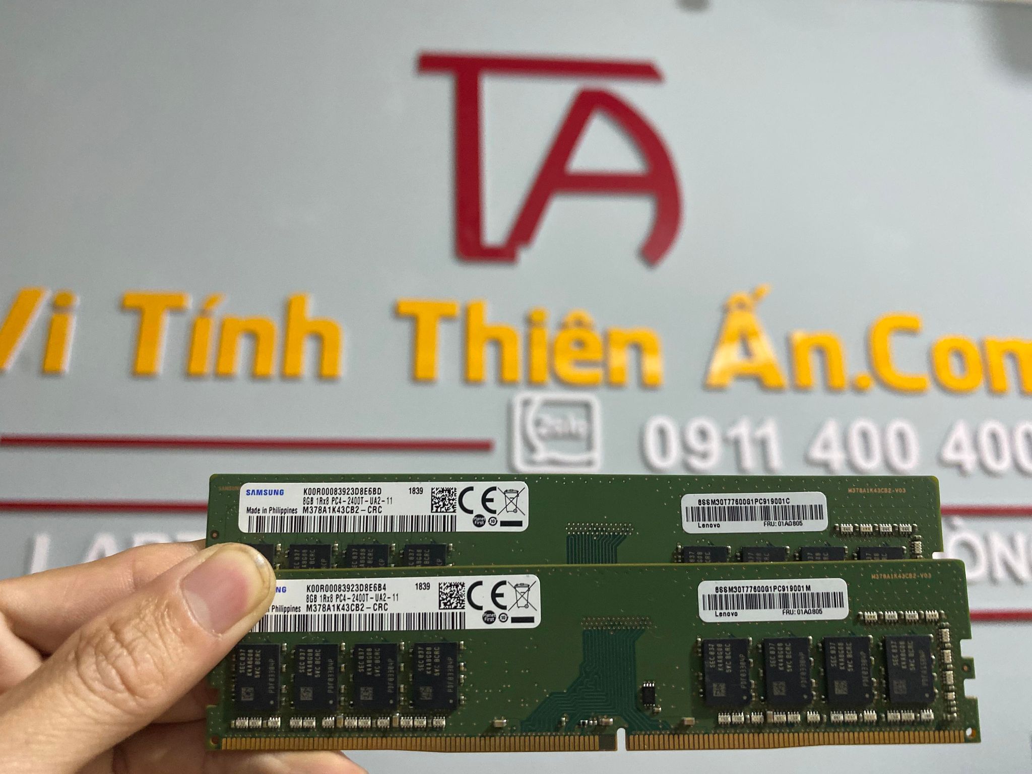 Ram DDR4 8GB buss 2400 tháo máy bộ chạy bền và ổn định