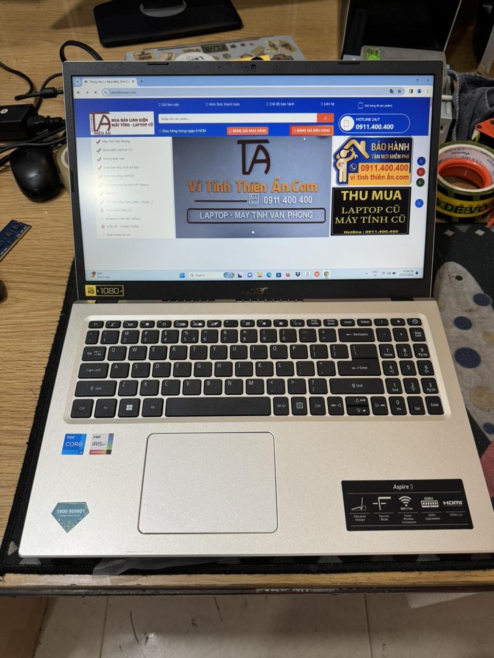 laptop acer i5 thế hệ 11 chuyên văn phòng 