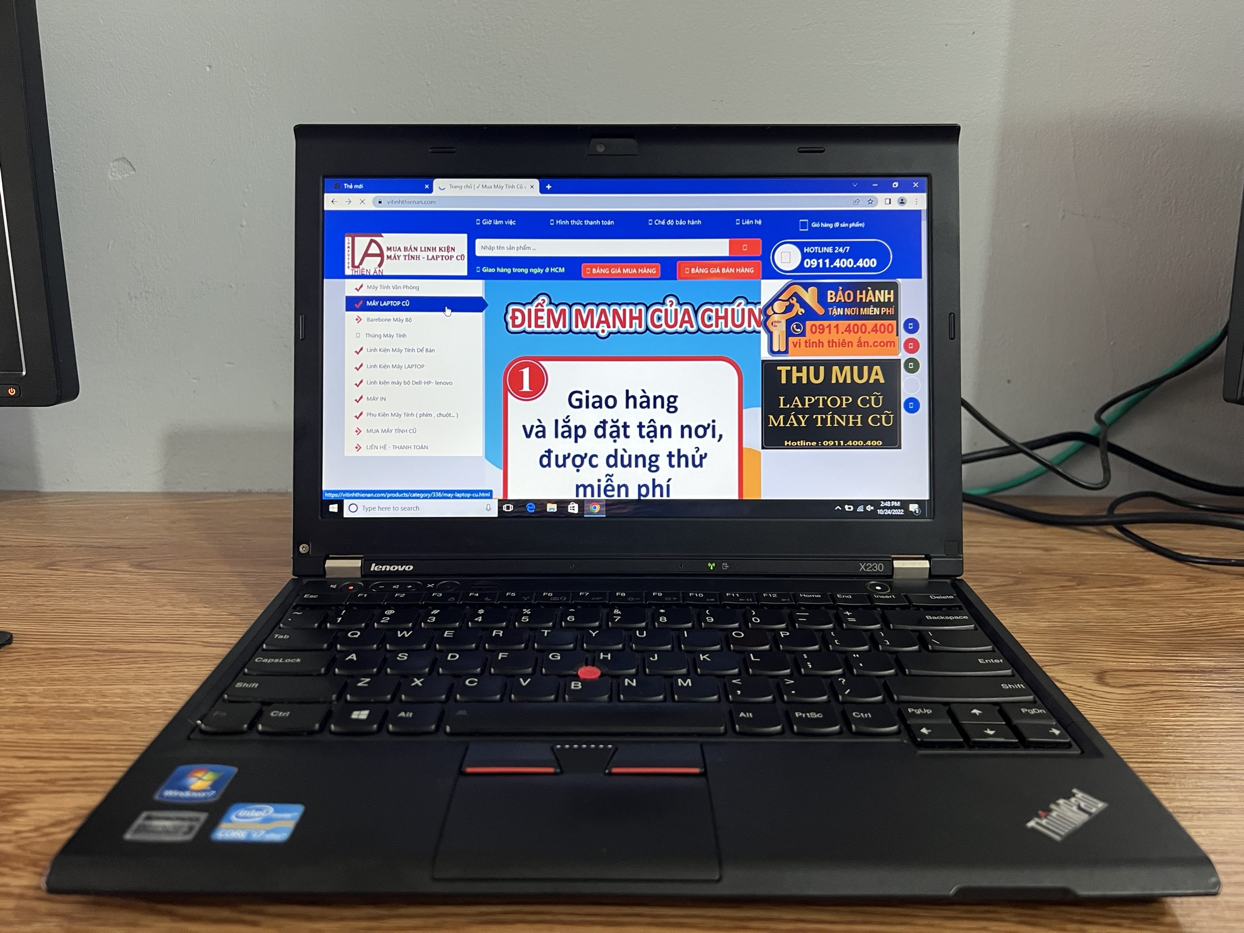 Laptop Lenovo Thinkpad X230 Core i7 giá rẻ cho văn phòng