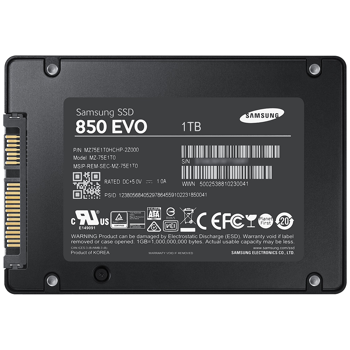 Ổ cứng SSD 1TB Samsung 850 EVO 2.5