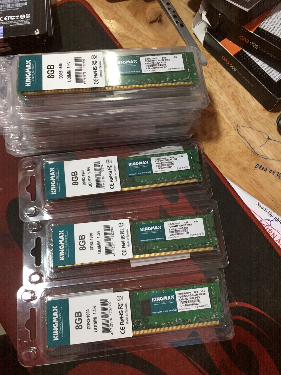 Ram DDR3 Kingmax 8G/1600 full box