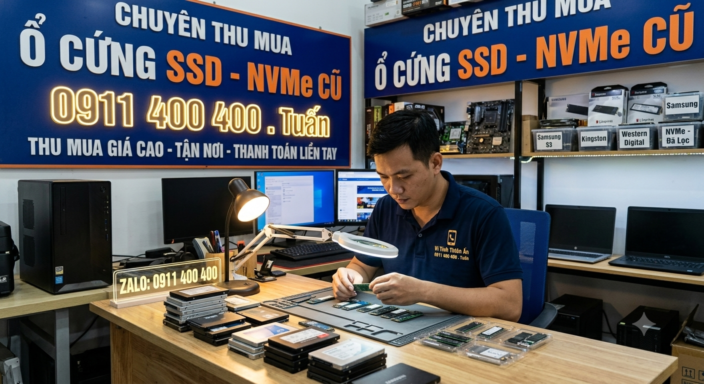 Thu Mua SSD Cũ Giá Cao Tận Nơi HCM